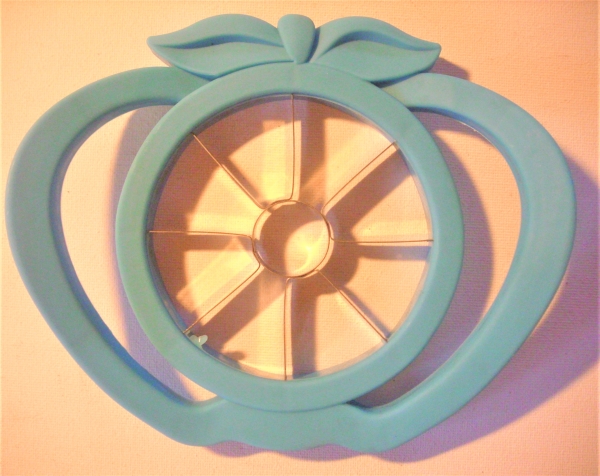 Apfel- und Birnenteiler, Farbe blau